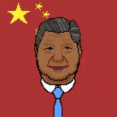 Pixel art Xi Jinping transforms into Winnie the Pooh