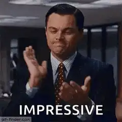 Leonardo DiCaprio clapping impressed
