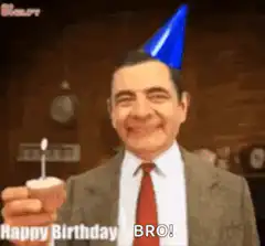 Mr. Bean Happy Birthday Bro