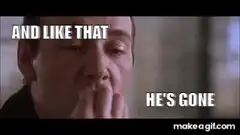 Kevin Spacey And Like That He's Gone