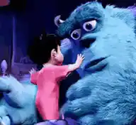 Boo hugs Sulley