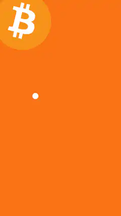 Bitcoin GM text animation