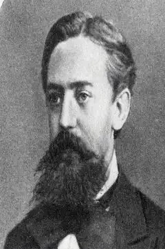 Vintage portrait of a bearded man