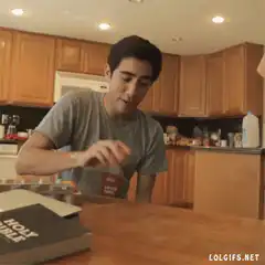 Man cracks egg and baby chick hatches