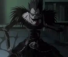 Ryuk laughing maniacally