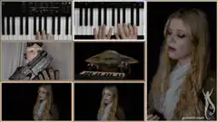 Yoda and Baby Yoda playing piano