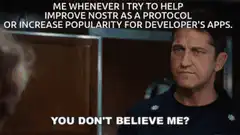 You Don't Believe Me? Nostr Protocol