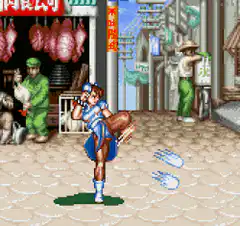 Chun-Li spinning kick animation