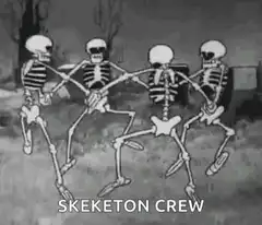 Skeleton Crew dancing