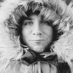 Man in fur hood