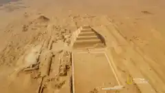 Aerial view of the Step Pyramid of Djoser