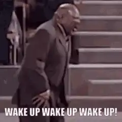 Martin Luther King Wake Up GIF