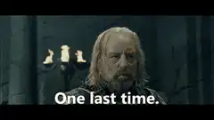 One last time