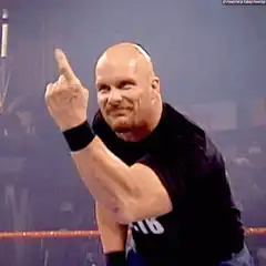 Steve Austin pointing finger