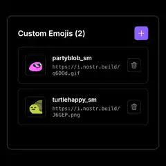 Custom Emojis list