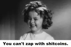 Shirley Temple You Can't Zap With Shitcoins