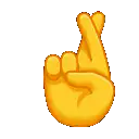 pixel art finger heart emoji