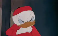 Donald Duck angry red outfit