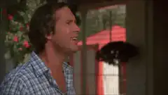 Chevy Chase meets the Burger King mascot