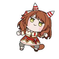 chibi girl dancing