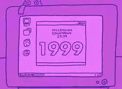 Y2K millennium countdown computer crash