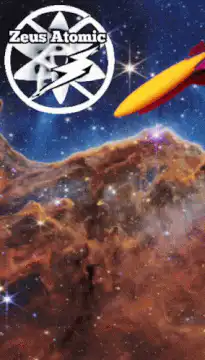 Zeus Atomic Man with Gun