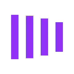 purple bars equalizer animation