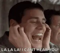 Jim Carrey La La La I Cant Hear You