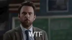 Charlie Day WTF reaction