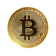 3D Bitcoin Coin Spinning