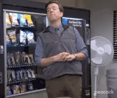 Ron Swanson fan dance
