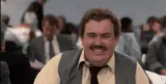 Jack Black laughing in office