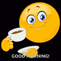 Emoji Good Morning Coffee