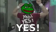 Wrestler Pepe the Frog YES YES YES