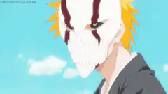 Ichigo Kurosaki removes Hollow mask