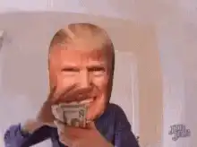 Donald Trump money rain