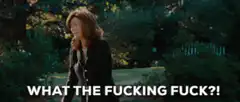 Woman gets hit by water and says what the fucking fuck