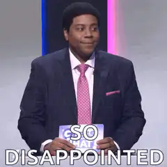 So Disappointed Kenan Thompson