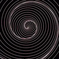 Pink and white spiral tunnel animation