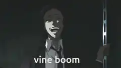 anime man laughing vine boom