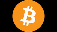 Bitcoin logo spinning