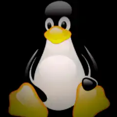 Tux penguin laser eyes