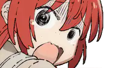 anime girl shocked face