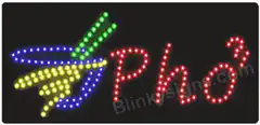LED sign animation Pho