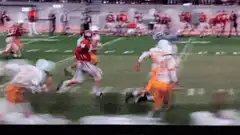 Alabama football player scores touchdown