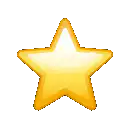Yellow star emoji wobble