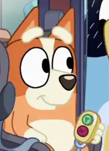 Bluey Dad Winks With Yes Text