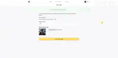 User navigating settings and editing profile