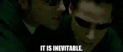 Agent Smith whispers to Neo
