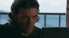 Antonio Banderas kissing his own knuckles